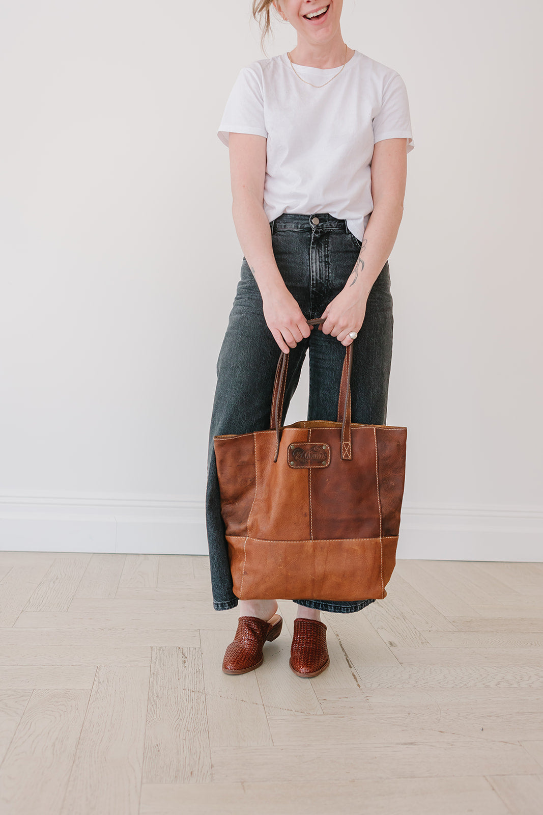 Leather Tote Bag