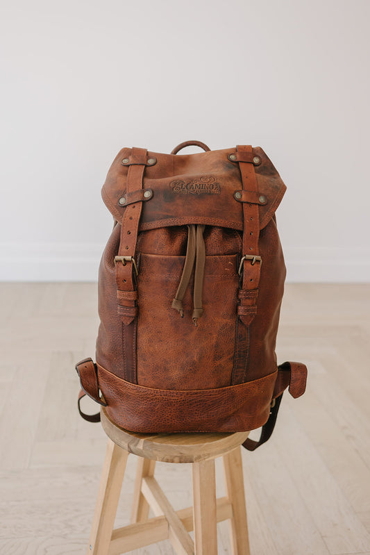Nomad Leather Backpack Brown