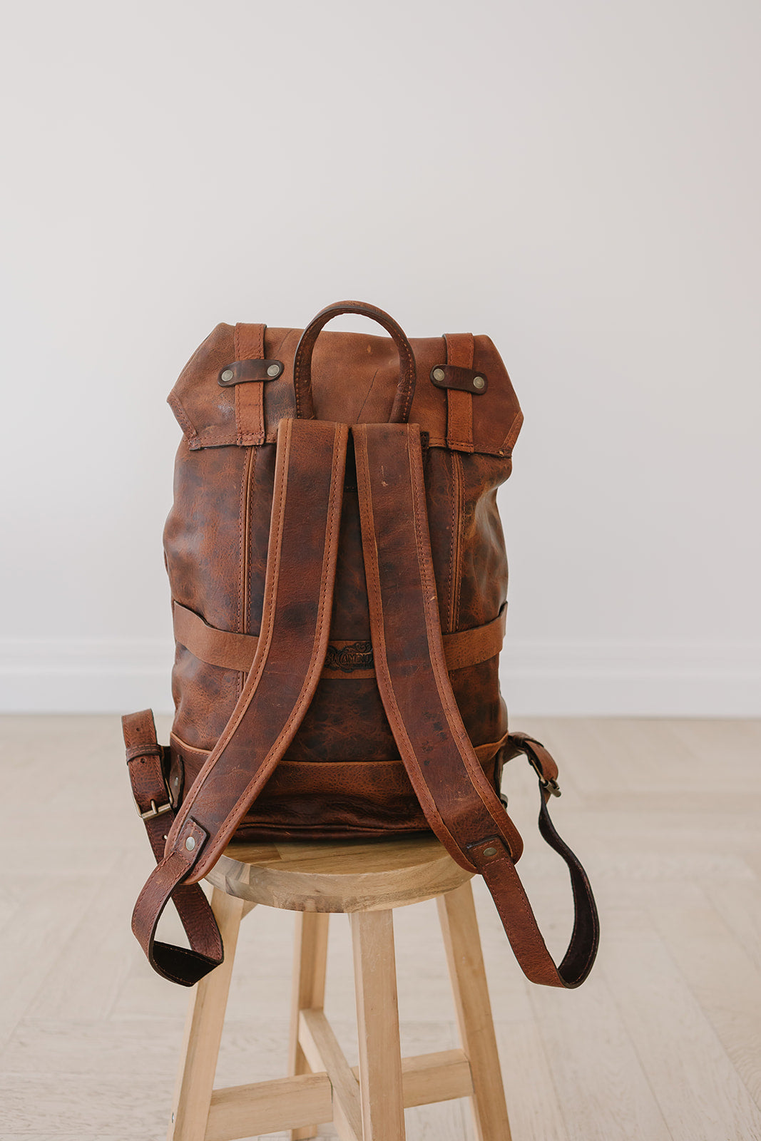 Nomad Leather Backpack Brown