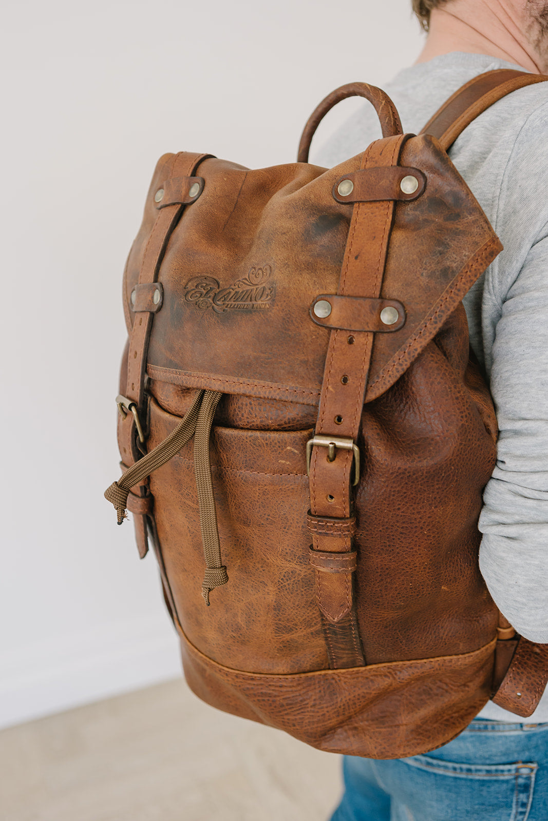 Nomad Leather Backpack Brown