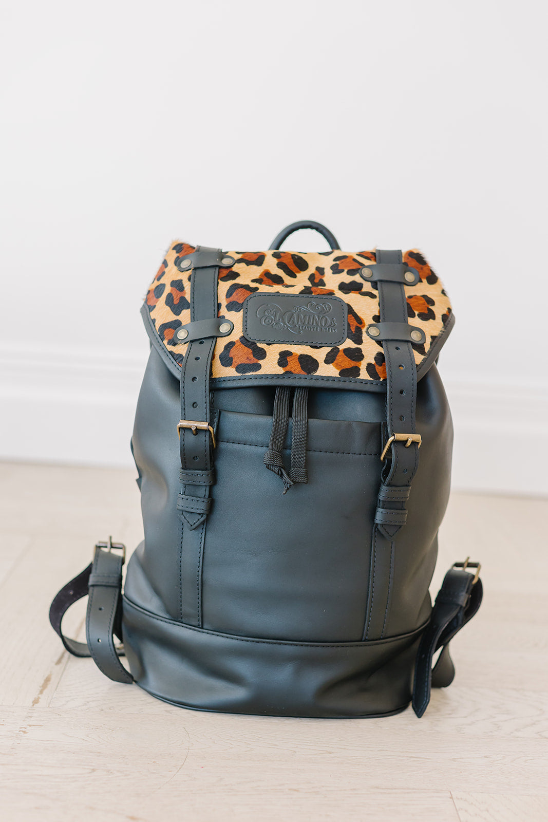 Nomad Leather Backpack Leopard - Limited Edition