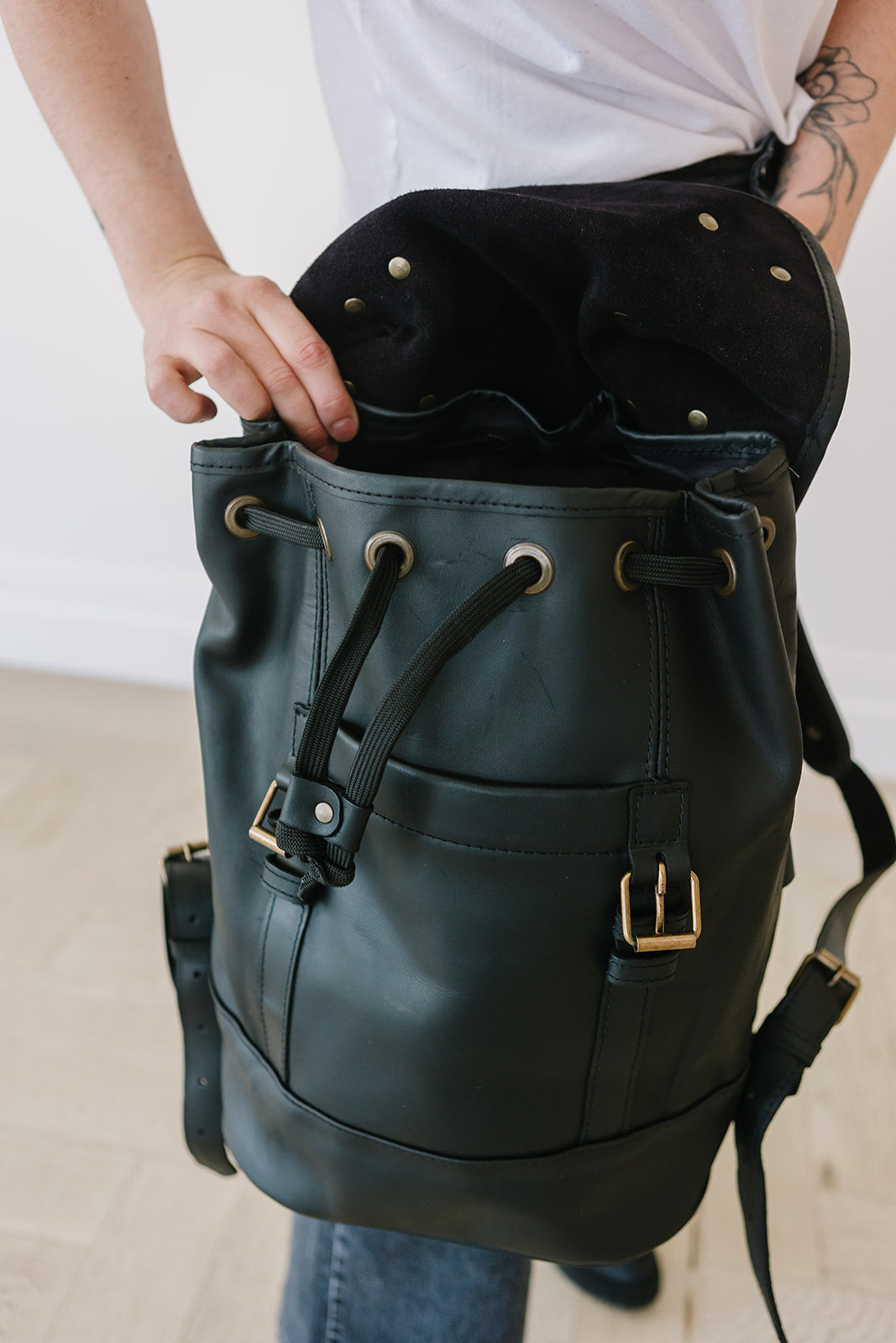 Nomad Leather Backpack Brown