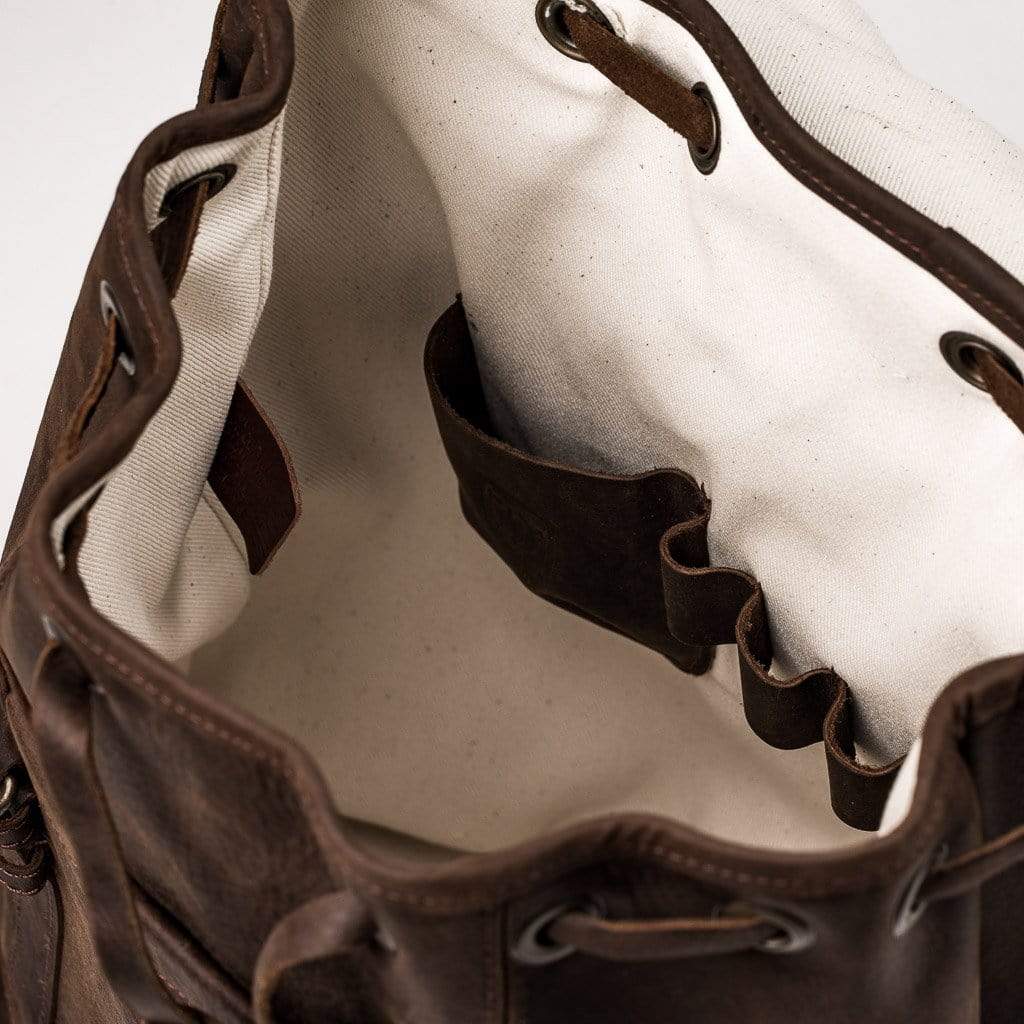 Nomad Leather Backpack Brown