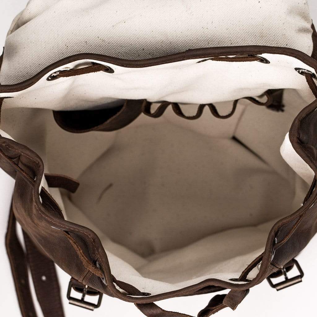 Nomad Leather Backpack Brown