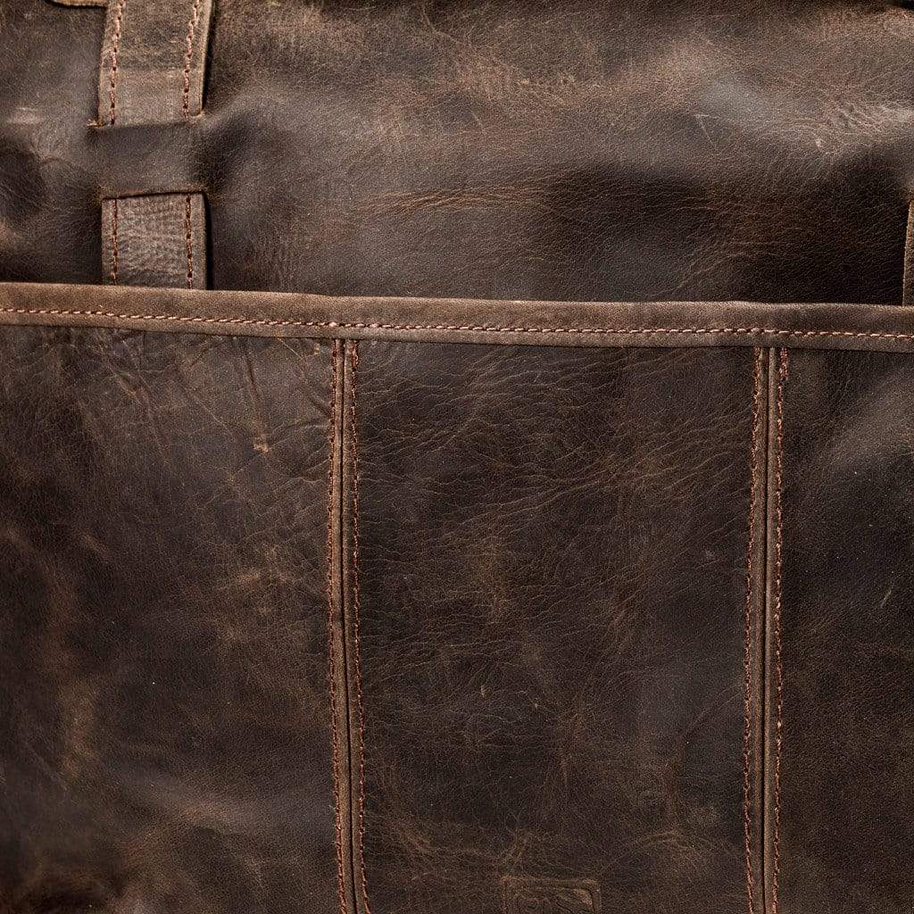 Cowhide Crossbody Leather Bag - Sahara