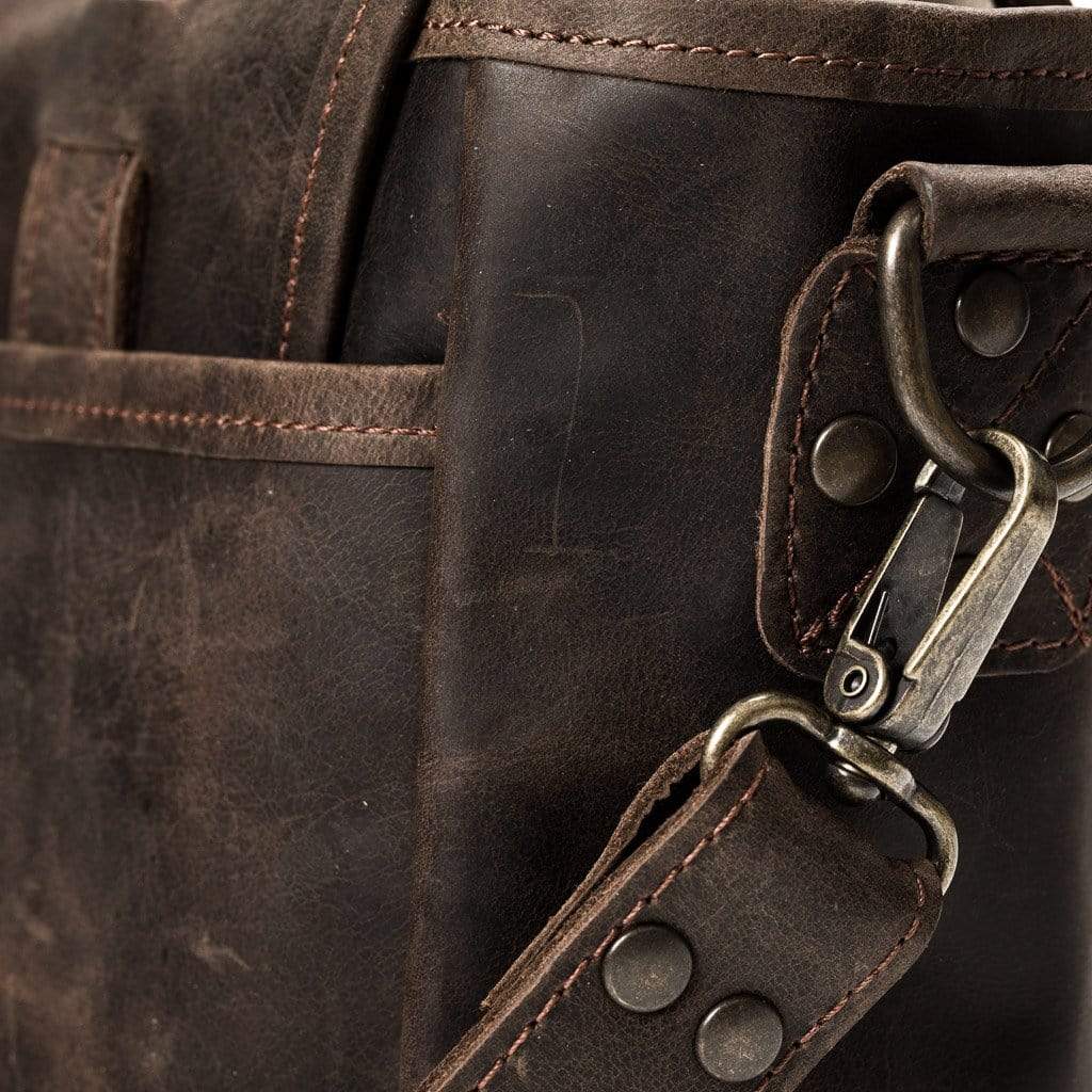 Cowhide Crossbody Leather Bag - Sahara