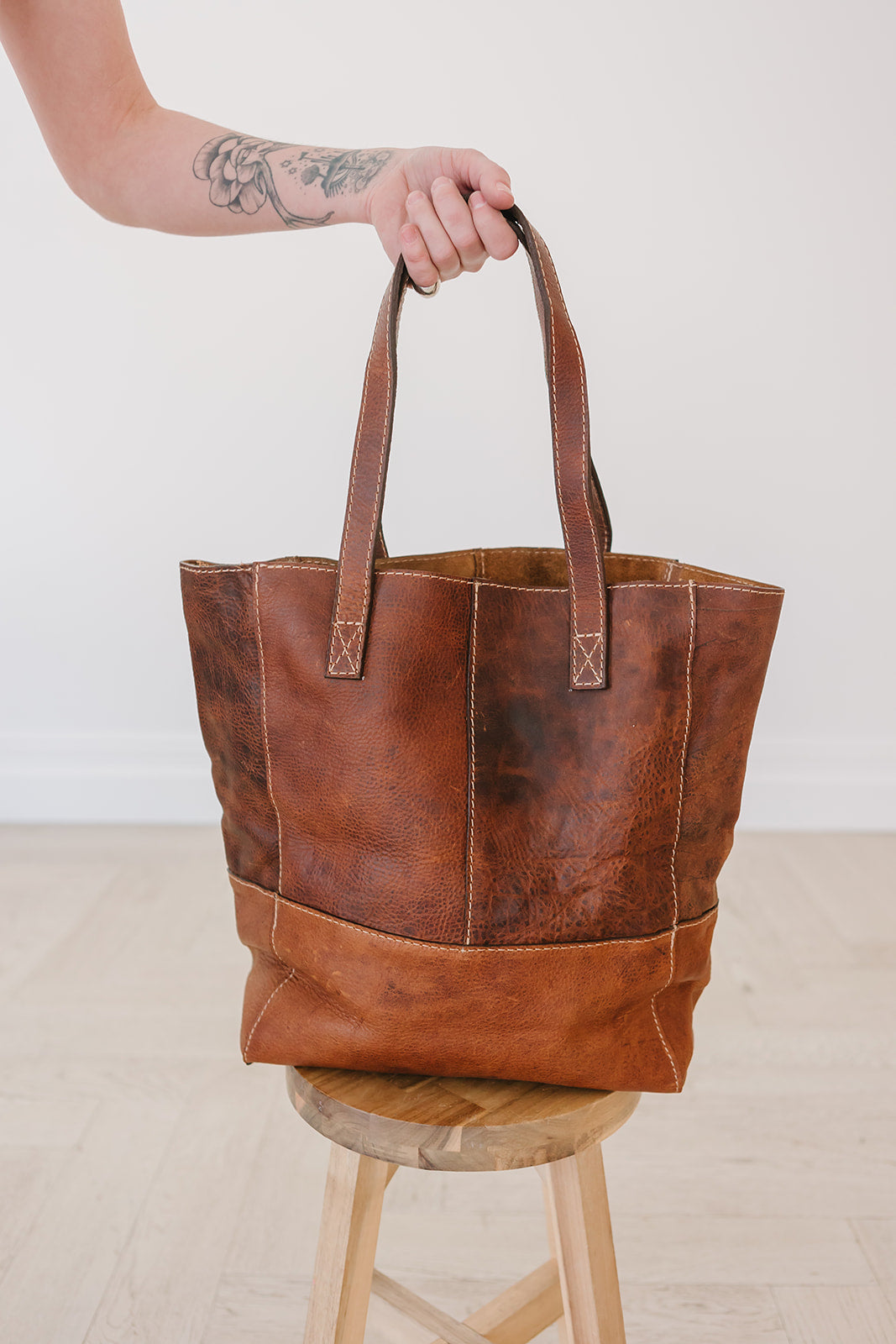 Leather Tote Bag