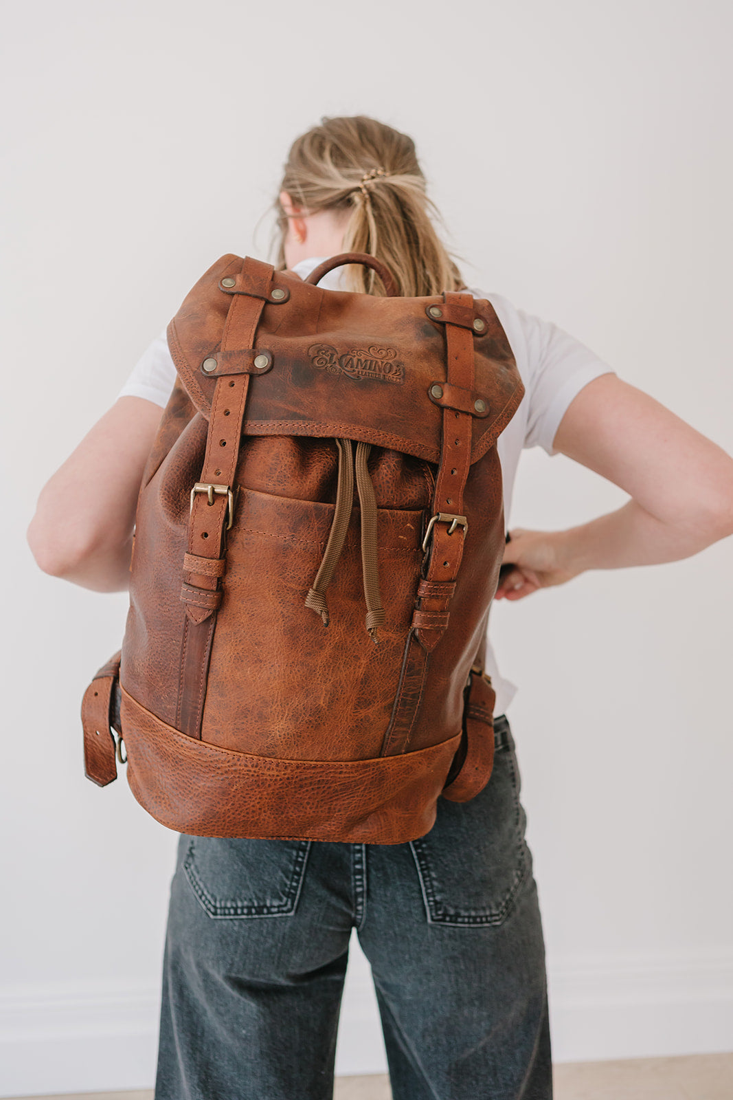 Nomad Leather Backpack Brown