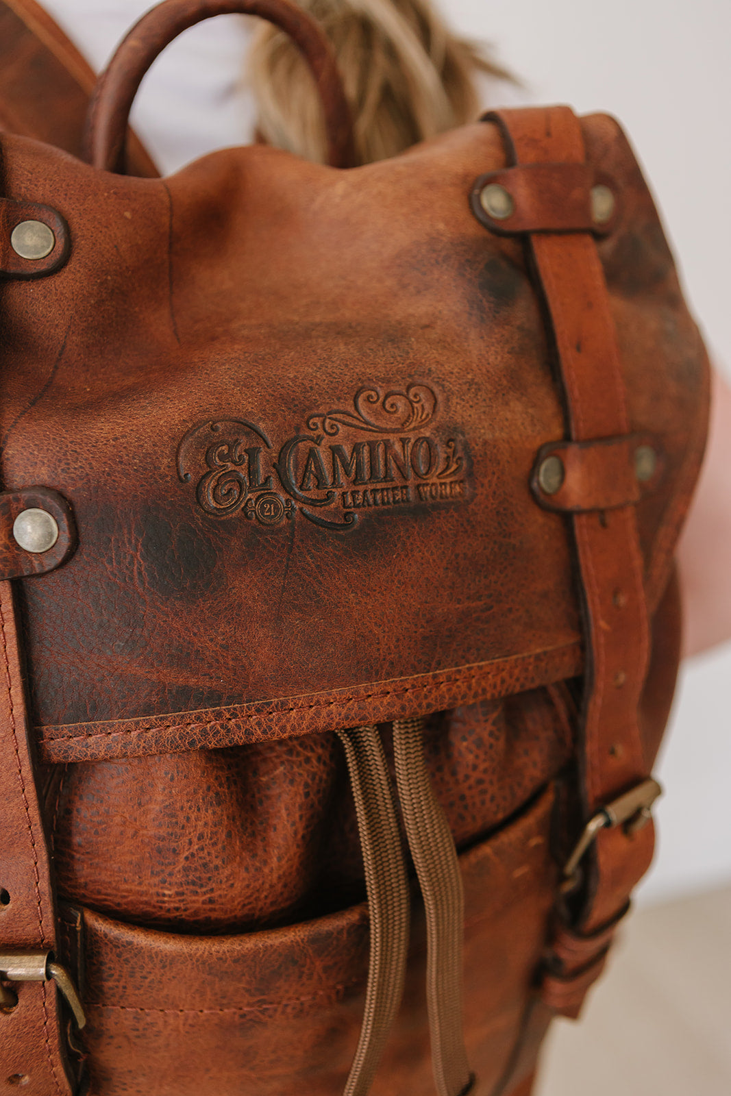 Nomad Leather Backpack Brown