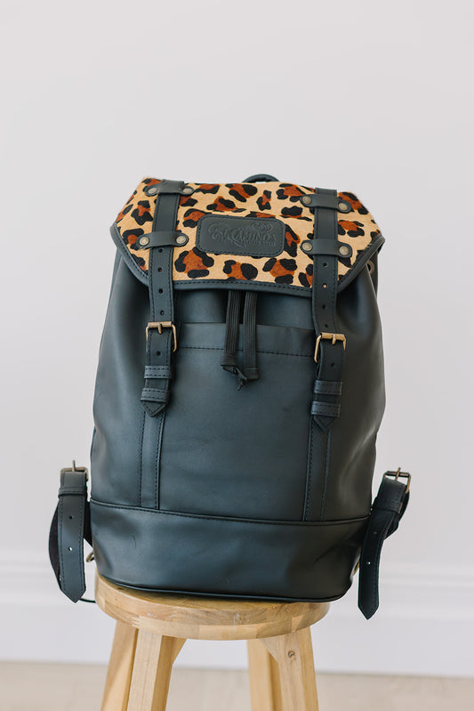 Nomad Leather Backpack Leopard - Limited Edition
